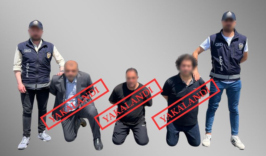 İzmir dahil 6 ilde düzenlenen operasyonlarda Interpol tarafından aranan 23 şüpheli yakalandı