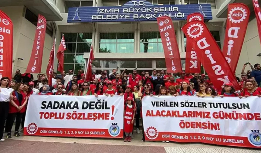 DİSK'ten İzmir Büyükşehir Belediyesi'nin açıklamalarına yanıt