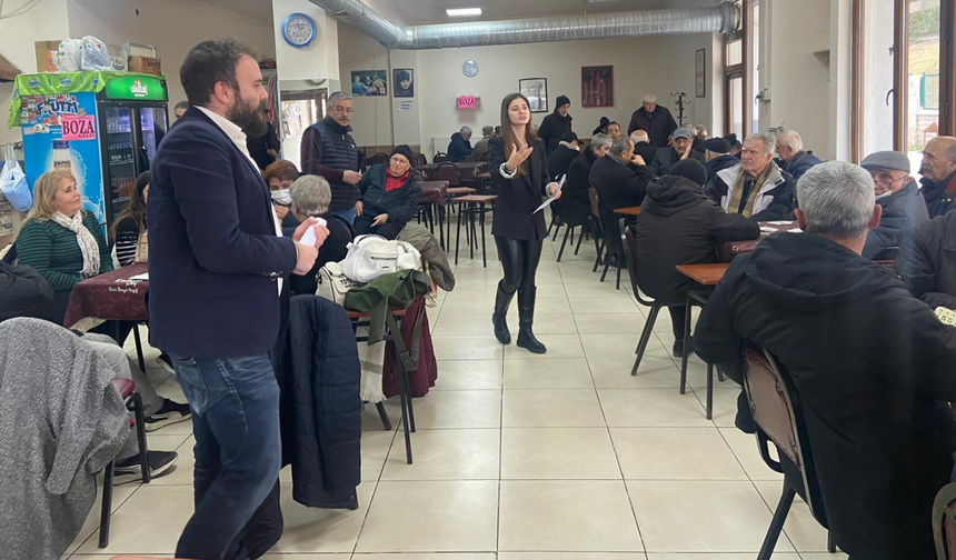 Kıraathanelerde kadına şiddetle mücadele eğitimi