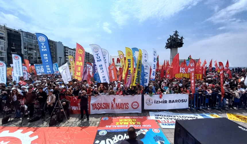 1 Mayıs, İzmir'de kutlandı