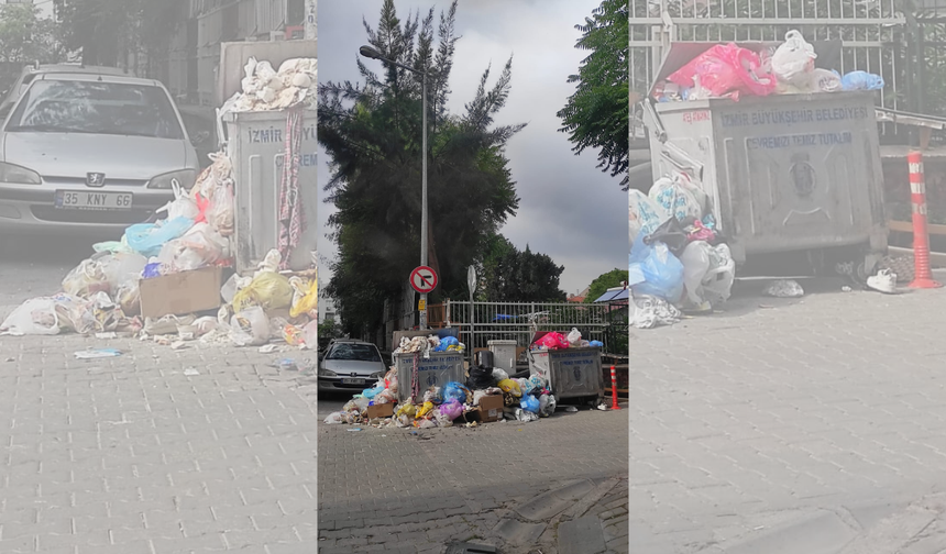 Karşıyaka'da çöpler her mahalleye taşıyor