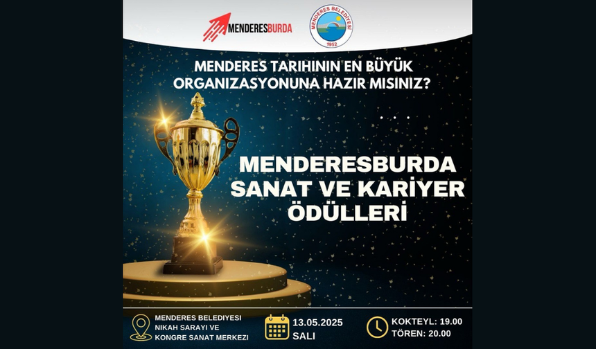 Menderes'te Sanat ve Kariyer Ödülleri sahiplerini buluyor