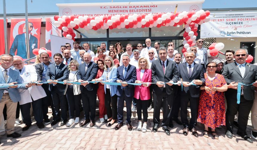 Menemen’de Ulukent Semt Polikliniği açıldı