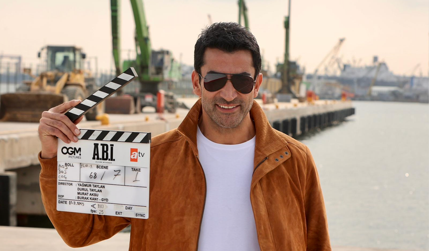 Kenan İmirzalıoğlu ve Afra Saraçoğlu’ndan “A.B.İ” Dizisinin setinden ilk kare geldi