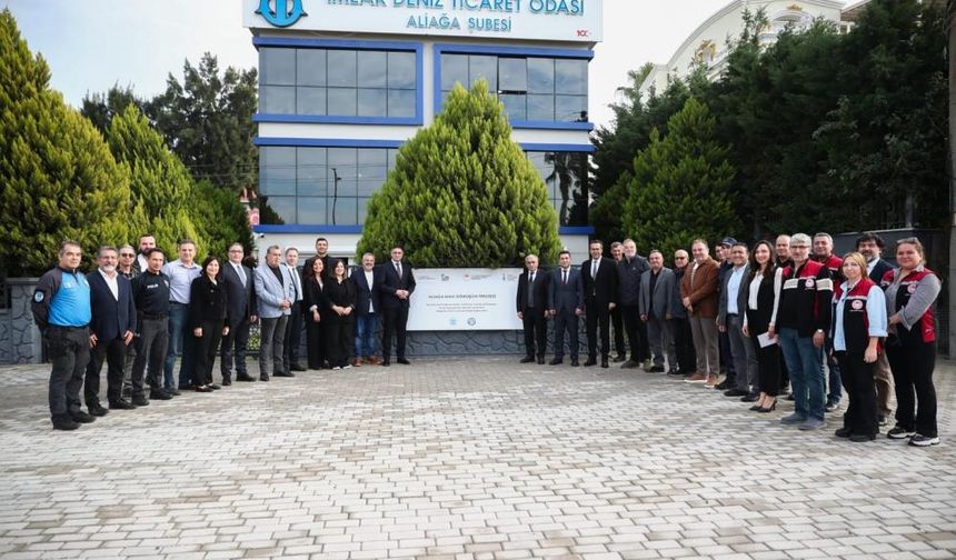 Mavi Dönüşüm Projesi Aliağa’da geniş katılımla duyuruldu