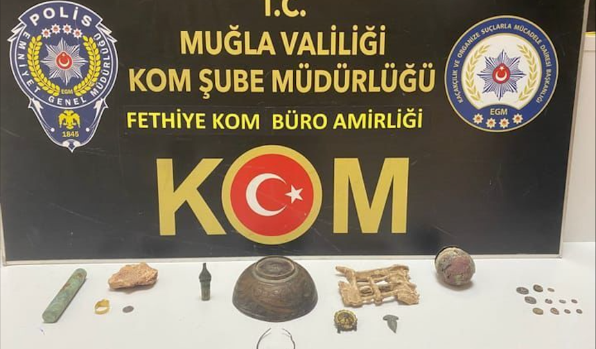 Muğla’da tarihi eser kaçakçılığı operasyonu: 1 tutuklama
