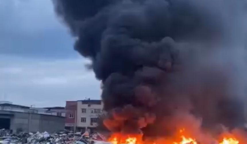 Buca’da çöp alanında yangın: Esnaf ve mahalleli tedirgin