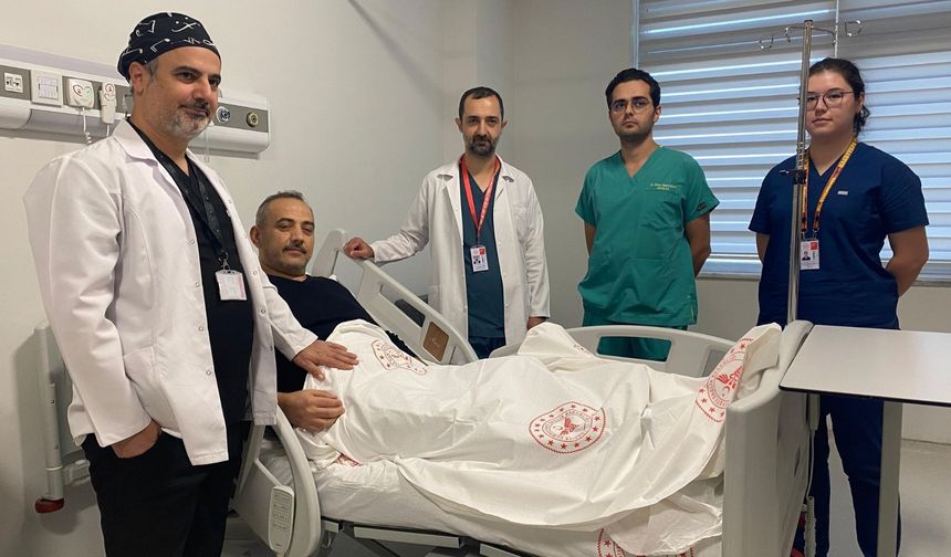 Kilo aldığını sanan adamın böbreğinde 7 buçuk kiloluk kitle çıktı