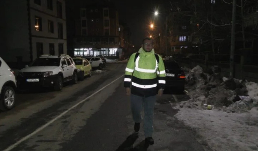 Giresun’dan yürüyerek Umre’ye: İbrahim Çakır’ın inanç yolculuğu Bayburt’ta devam ediyor