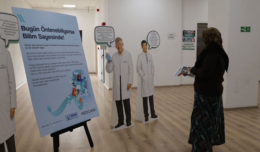 Konak’ta rahim ağzı kanserine karşı bilimsel farkındalık seferberliği