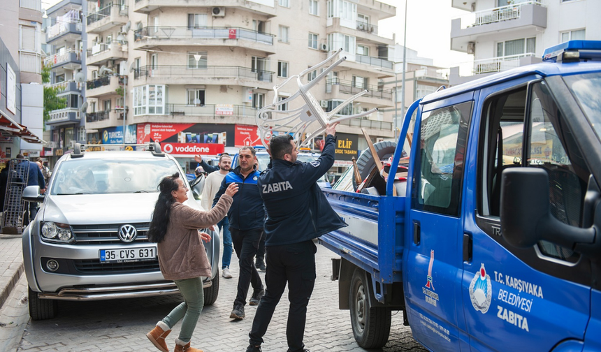 Karşıyaka'da işgal denetimleri hız kesmiyor