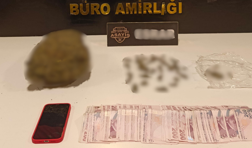 Buca'da yasaklı madde operasyonu: 1 kilo 72 gram yasaklı madde ele geçirildi