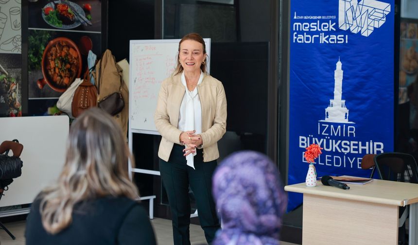 Konak’ta meslek mesaisi: Mutfaktan el sanatlarına eğitim maratonu