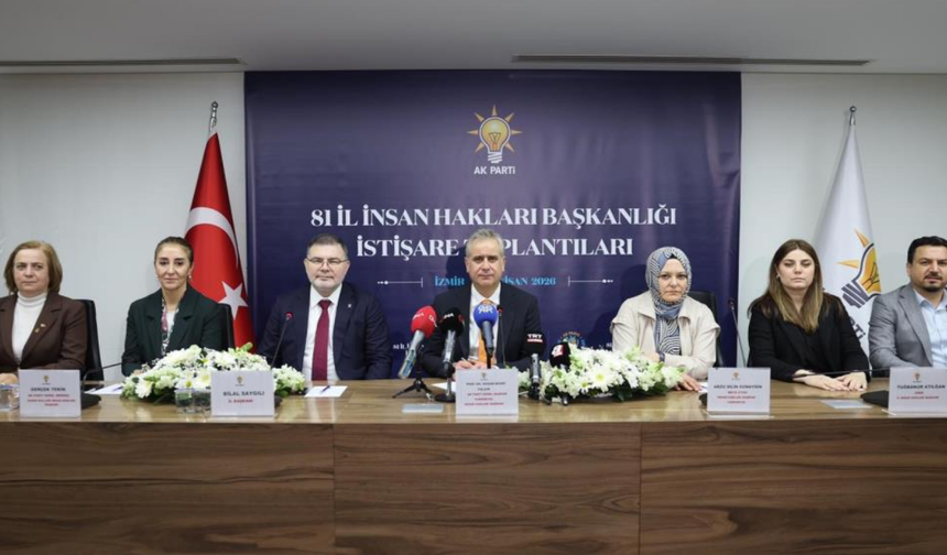 AK Parti İzmir’de İnsan Hakları Toplantısı düzenledi: Yalçın’dan Bornova Belediyesi'ne eleştiri