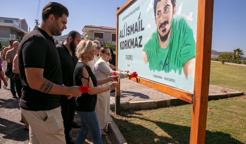 Güzelbahçe Ali İsmail Korkmaz’ı unutmadı: Ölümünün 13. yılında anlamlı tören