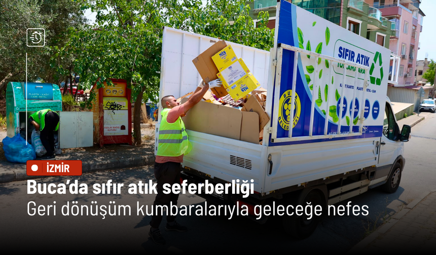 Buca’da sıfır atık seferberliği: Geri dönüşüm kumbaralarıyla geleceğe nefes