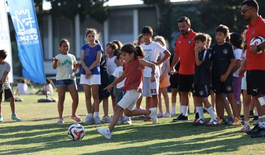 Çeşme Belediye Spor Yaz Spor Okulları kapılarını açtı