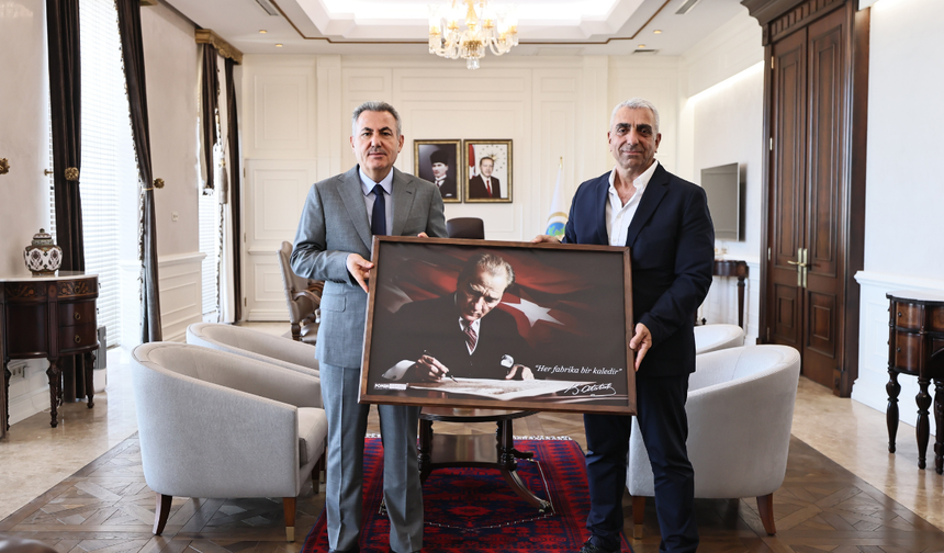 EBSO Başkan Adayı Hakan Ürün’den Vali Elban ve Norm Holding’e ziyaret