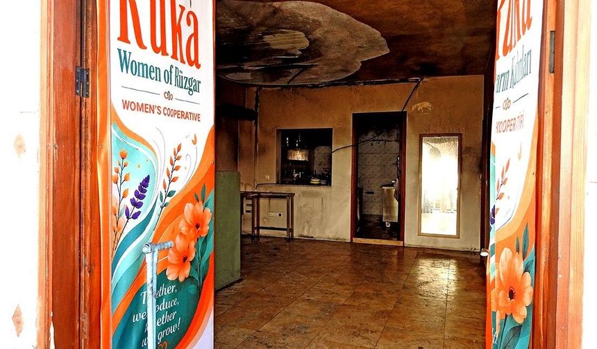 Çeşme’de Rüzgarın Kadınları Kooperatifi yangın tehlikesi atlattı: Destek çağrısı yapıldı