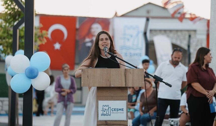 Alaçatı’da iki yeni yaşam alanı hizmete açıldı: Çocuk Etkinlik Merkezi ve Mavi Kelebek Anı Parkı