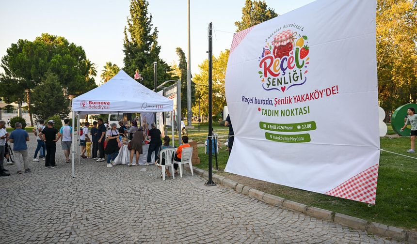 Bornova’da reçel festivali heyecanı başladı! Doğal lezzetler İzmirlilerle buluşuyor