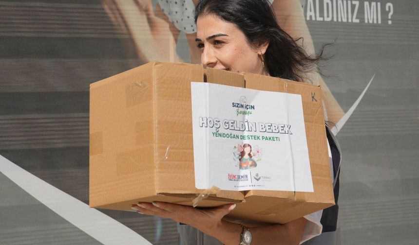 Torbalı Belediyesi’nden yeni doğan bebekli ailelere destek paketi