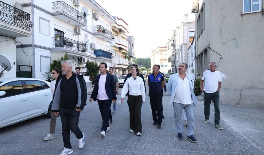 Çeşme’de kış hazırlığı: Başkan Denizli mahalleleri sahada inceledi