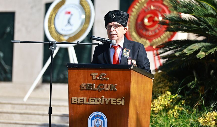 Efes Selçuk’ta Gaziler Günü töreni: Gazimizin onuru onurumuzdur