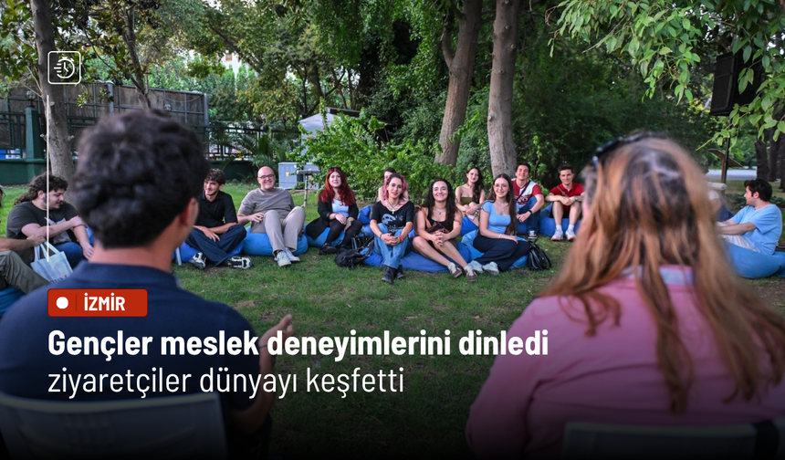 Gençler meslek deneyimlerini dinledi, ziyaretçiler dünyayı keşfetti