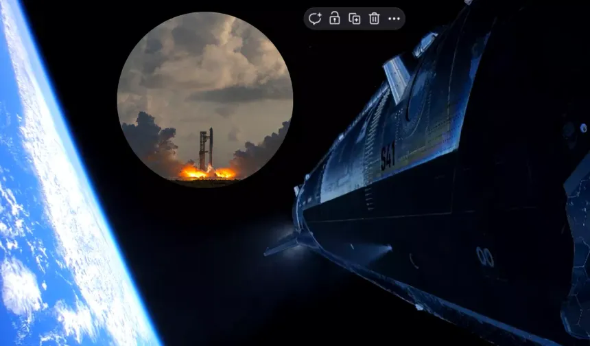 Starship’ten tarihi uçuş: İlk kez yörüngeye ulaştı