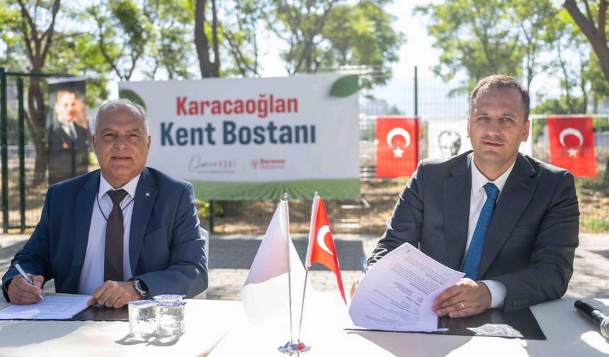 Bornova’da iki yeni kent bostanı açıldı: 11 bin metrekarelik alan üretime kazandırıldı