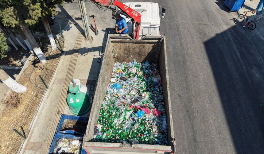 Buca’da 158 ton cam atık geri dönüşüme kazandırıldı