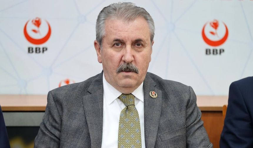 BBP Genel Başkanı Destici'den şehit polis için başsağlığı mesajı