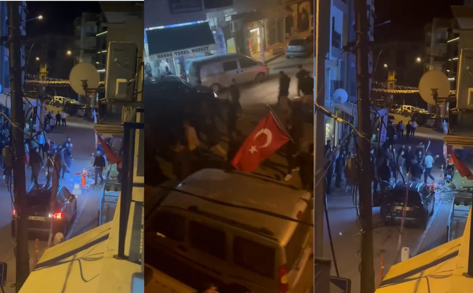 İzmir Seferihisar'da polislere düzenlenen hain saldırı sonrası çevre sakinleri ayaklandı!