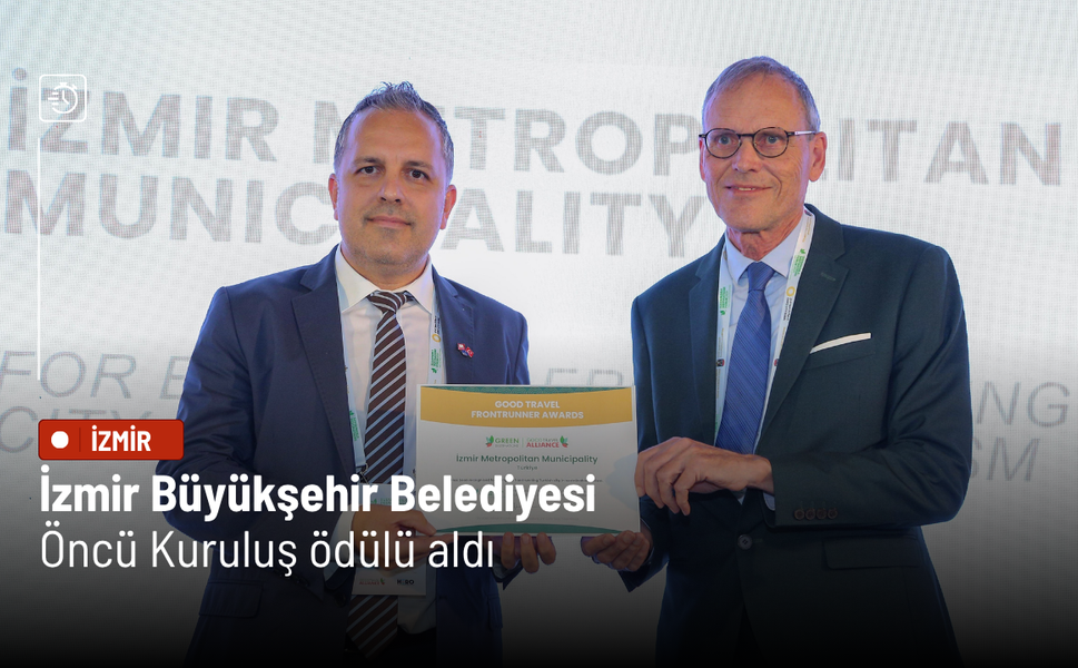İzmir Büyükşehir Belediyesi Öncü Kuruluş ödülü aldı