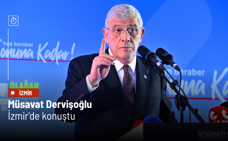 Müsavat Dervişoğlu, İzmir'de konuştu