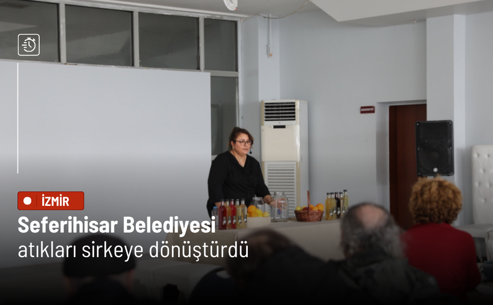 Seferihisar Belediyesi atıkları sirkeye dönüştürdü