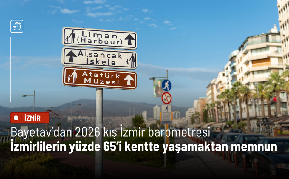 Bayetav’dan 2026 kış İzmir barometresi: İzmirlilerin yüzde 65’i kentte yaşamaktan memnun