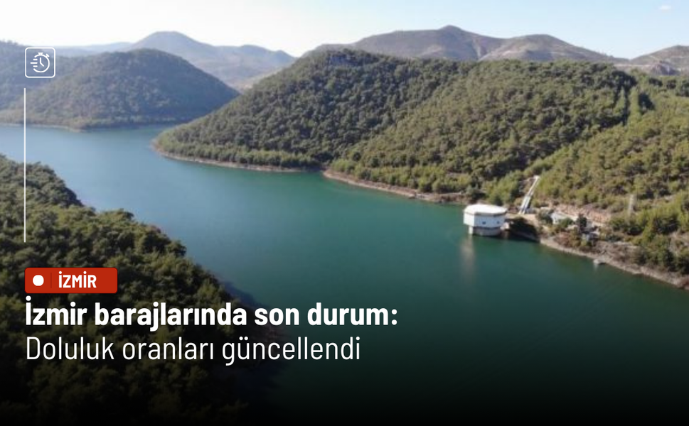 İzmir barajlarında son durum: Doluluk oranları güncellendi