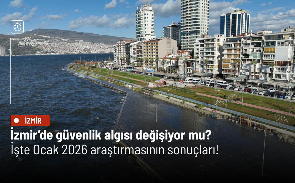 İzmir’de her 10 kişiden 3’ü kendini güvende hissetmiyor