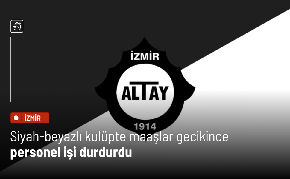 Altay’da maaş krizi: 8 personel işe gitmiyor