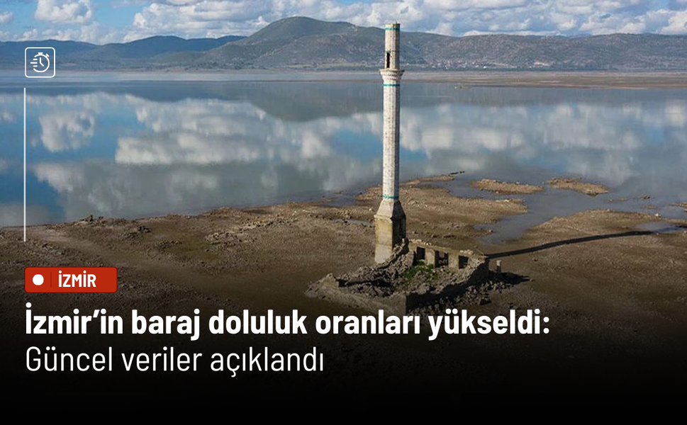 İzmir’in baraj doluluk oranları yükseldi: Güncel veriler açıklandı