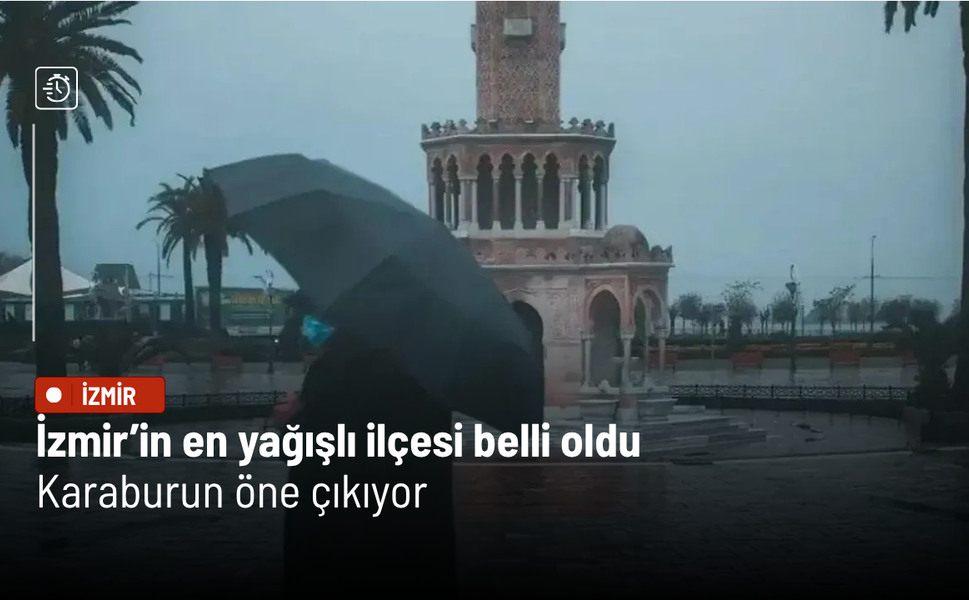 İzmir’in en yağışlı ilçesi belli oldu: Karaburun öne çıkıyor