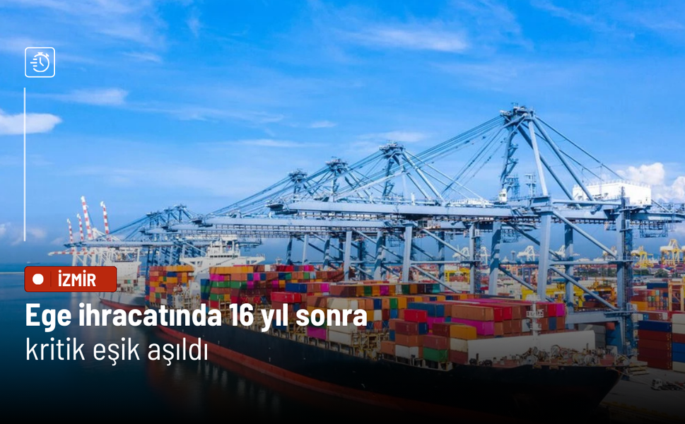 Ege ihracatında 16 yıl sonra kritik eşik aşıldı