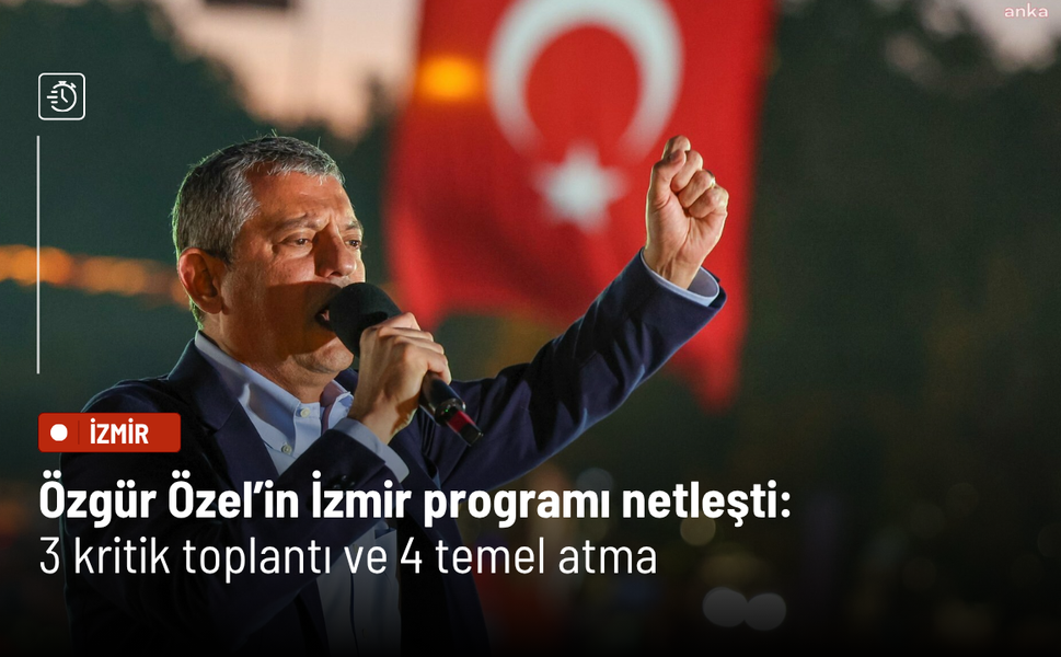 Özgür Özel’in İzmir programı netleşti: 3 kritik toplantı ve 4 temel atma