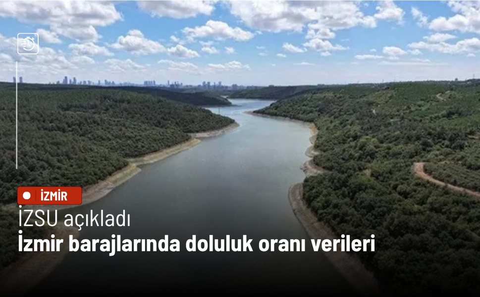 İZSU açıkladı: İzmir barajlarında doluluk oranı verileri