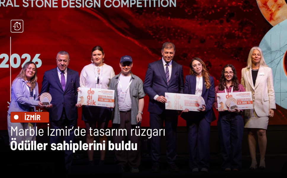Marble İzmir’de tasarım rüzgarı: Ödüller sahiplerini buldu