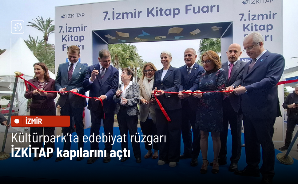 Kültürpark’ta edebiyat rüzgarı: İZKİTAP kapılarını açtı