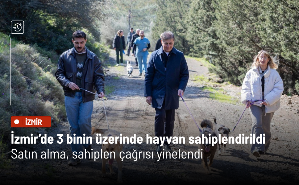 İzmir’de 3 binin üzerinde hayvan sahiplendirildi: Satın alma, sahiplen çağrısı yinelendi