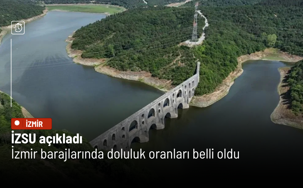 İZSU açıkladı: İzmir barajlarında doluluk oranları belli oldu